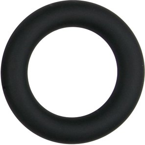  Черное эрекционное кольцо Silicone Cock Ring Small 