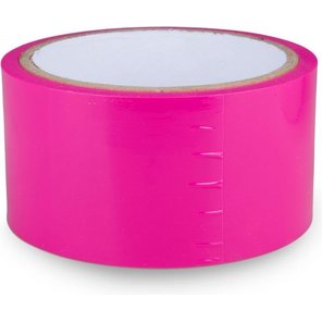  Ярко-розовая лента для бондажа Easytoys Bondage Tape 20 м 