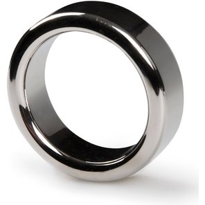  Серебристое эрекционное кольцо Heavy Cock Ring Size L 