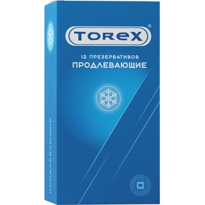  Презервативы Torex Продлевающие с пролонгирующим эффектом 12 шт 