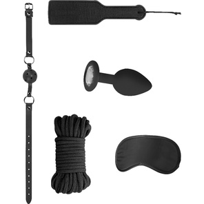  Черный игровой набор Introductory Bondage Kit №5 