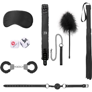  Черный игровой набор Introductory Bondage Kit №6 