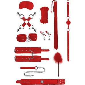  Красный игровой набор БДСМ Intermediate Bondage Kit 