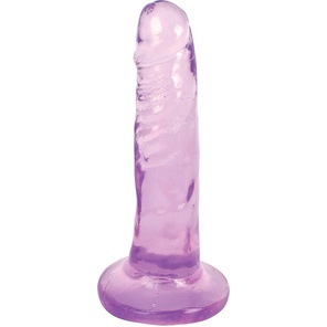  Фиолетовый фаллоимитатор Slim Stick Dildo 15,2 см 