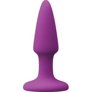  Фиолетовая анальная мини-пробка Mini Plug 9 см 
