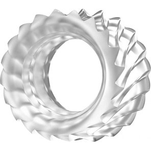  Прозрачное эрекционное кольцо No.40 Ball Strap 