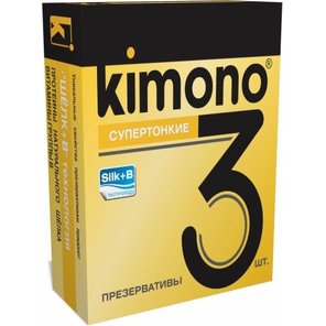  Супертонкие презервативы KIMONO 3 шт 