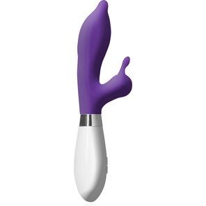  Фиолетовый вибратор-кролик Adonis 21,5 см 