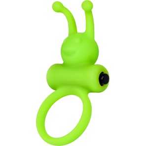  Зеленое эрекционное виброкольцо на пенис Cock Ring 