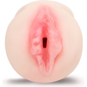  Телесный реалистичный мастурбатор-вагина с розовыми губками 