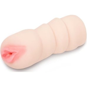  Телесный мастурбатор-вагина с рельефом 