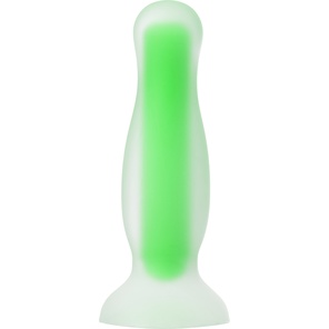  Зеленая, светящаяся в темноте анальная втулка Mortimer Glow 12,5 см 