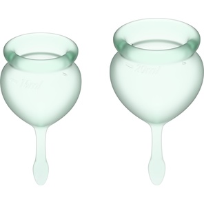  Набор зеленых менструальных чаш Feel good Menstrual Cup 