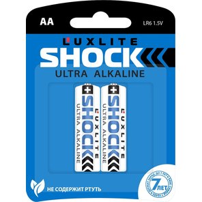  Батарейки Luxlite Shock (BLUE) типа АА 2 шт 