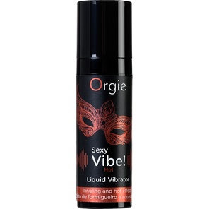  Разогревающий гель для массажа ORGIE Sexy Vibe Hot с эффектом вибрации 15 мл 