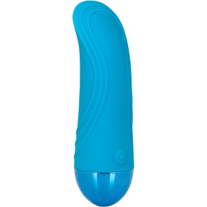  Голубой мини-вибратор Tremble Tickle 12,75 см 
