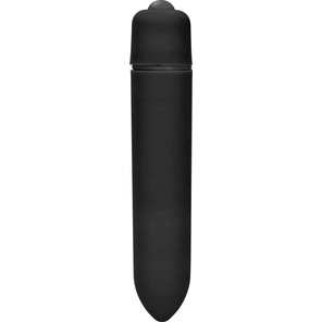  Черная вибропуля Speed Bullet 9,3 см 