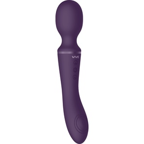  Фиолетовый вибромассажер Enora 22 см 