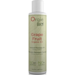  Органическое масло для массажа ORGIE Bio Grapefruit с ароматом грейпфрута 100 мл 