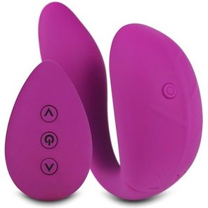  Фиолетовый вибратор для пар O-Sensual Double Rush 