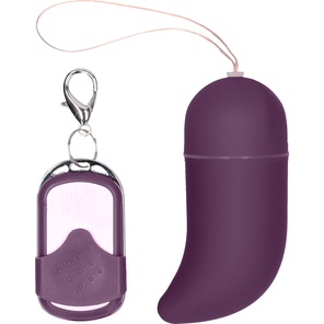  Фиолетовое виброяйцо Medium Wireless Vibrating G-Spot Egg с пультом 7,5 см 