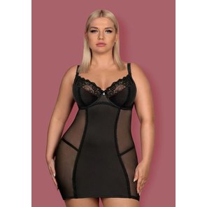  Облегающая сорочка Amallie с полупрозрачными вставками 