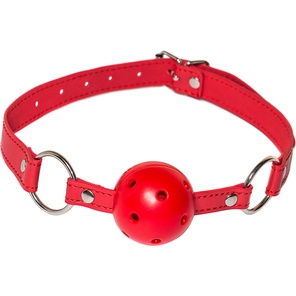  Красный кляп-шарик Firecracker 