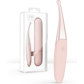  Розовый точечный вибромассажер Senzi Vibrator 14,7 см 