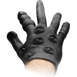  Черная стимулирующая перчатка Stimulation Glove 