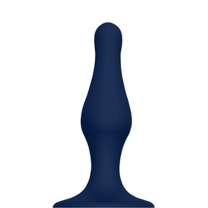  Синяя анальная пробка SILICONE PLUG SMALL 10,3 см 