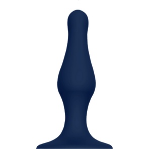  Синяя анальная пробка SILICONE PLUG MEDIUM 12,7 см 