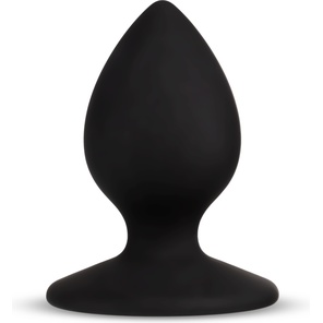  Черная анальная пробка Slut Plug 6,3 см 