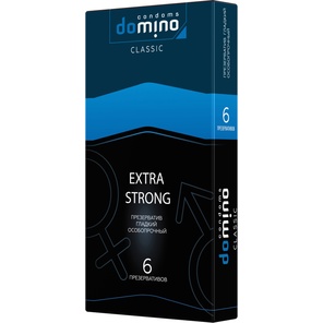  Суперпрочные презервативы DOMINO Classic Extra Strong 6 шт 