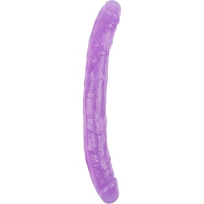  Фиолетовый двусторонний фаллоимитатор 12.8 Inch Dildo 32,5 см 