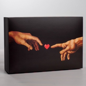  Складная коробка Love 16 х 23 см 
