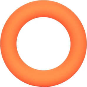 Оранжевое эрекционное кольцо Link Up Ultra-Soft Verge 