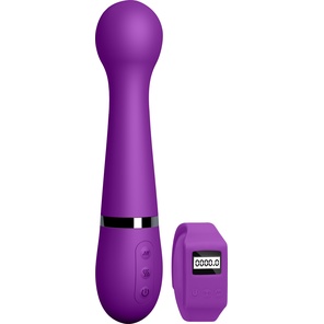  Фиолетовый вибромассажер Kegel Wand 18,5 см 