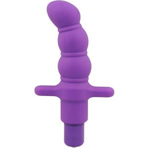  Фиолетовый мини-вибратор Frisky Flex Vibe 11,9 см 
