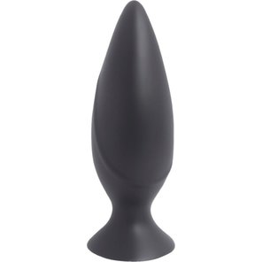  Черная анальная пробка Mojo Spades Medium Butt Plug 10,7 см 