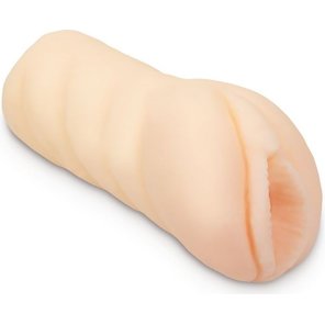  Нежный реалистичный мастурбатор-вагина с рельефной поверхностью 