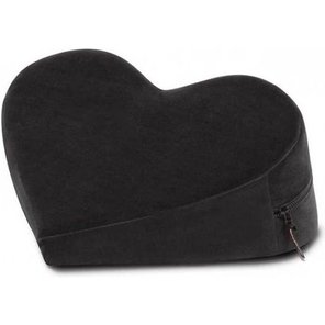  Черная вельветовая подушка для любви Liberator Retail Heart Wedge 