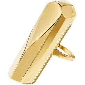  Золотистое кольцо-вибратор Palma Gold Size 7 