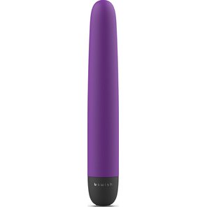  Фиолетовый классический вибратор Bgood Classic 18 см 