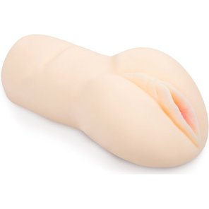  Телесная реалистичная вагина-мастурбатор из био-кожи 