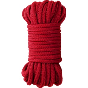  Красная веревка для связывания Thick Bondage Rope 10 м 