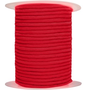  Красная веревка для связывания Bondage Rope 100 м 