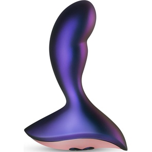  Фиолетовый вибромассажер Intergalactic с пультом 12,6 см 