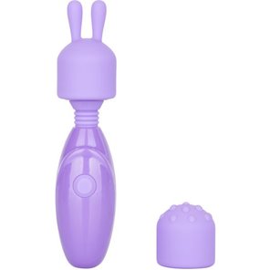  Фиолетовый мини-массажер Rechargeable Mini Massager with Attachments 