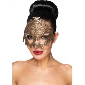  Золотистая карнавальная маска Нави 