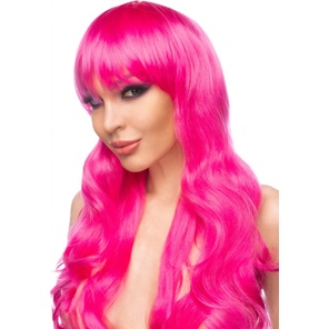  Ярко-розовый парик Акэйн 